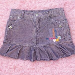 Rare Vintage 2000s my scene corduroy skort